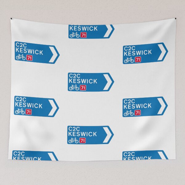 Item preview, NCN 71 Keswick Sign UK Cumbria - Coast to Coast (C2C) designed and sold by Cumbria Guru.