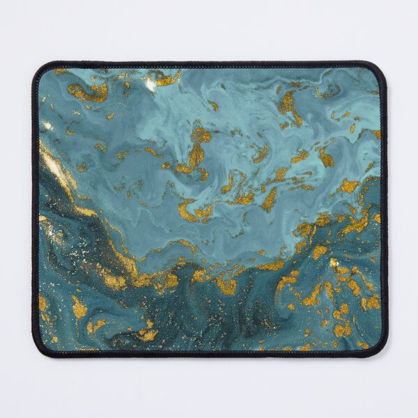 Item preview, Marble Texture Seamless Turquoise Blue Gold, Turquoise Blue Gold Crystal Marble, Amazing Blue And Teal Faux Malachite Marble, Aqua Blue Gold Acrylique Marble Texture Seamless designed and sold by Paintcorner.
