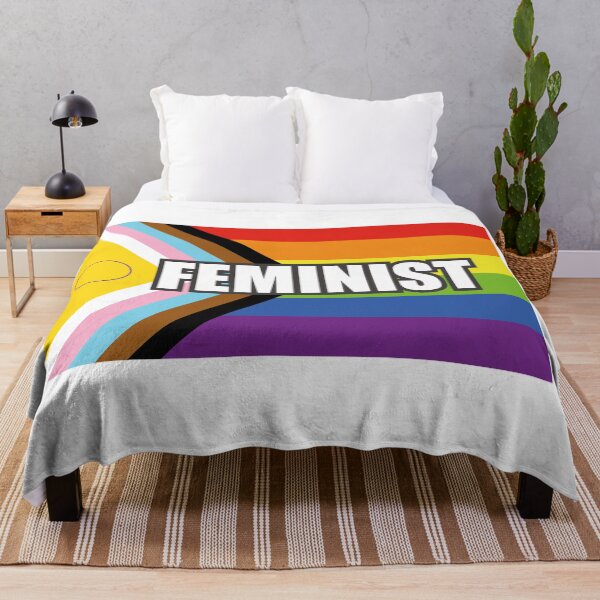 Item preview, Inclusive Pride Progress Flag FEMINIST designed and sold by Inspirationmotivation.