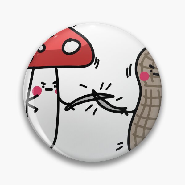 Item preview, Peanut Allergy Mushroom Fight designed and sold by Samantha MadeOfAtoms.