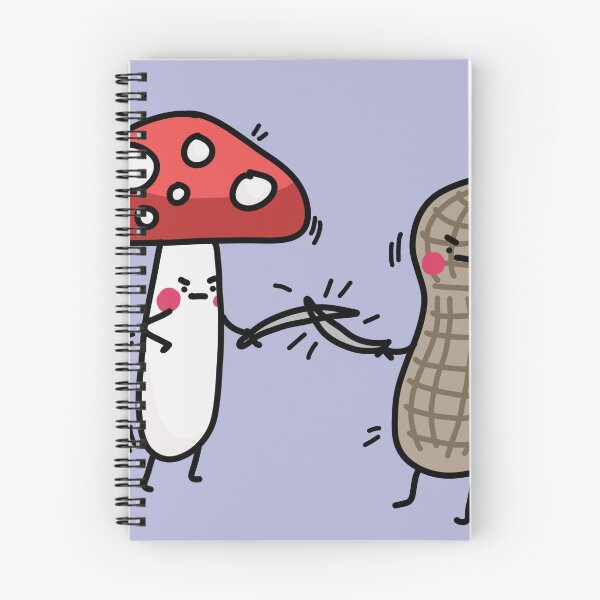 Item preview, Peanut Allergy Mushroom Fight designed and sold by Samantha MadeOfAtoms.