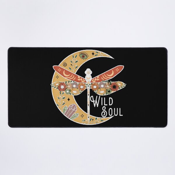 Item preview,  Wild Soul | Witchy | Moon Dragonfly Floral Design designed and sold by Ravenvine.