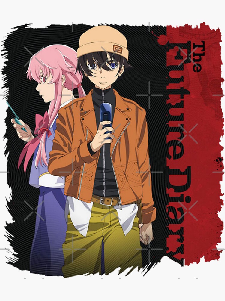 The Future Diary Mirai Nikki Anime Sticker for Sale by Anime Store