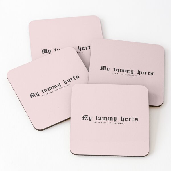 Item preview, My tummy hurts, but I'm being really brave about it! (Black lettering) designed and sold by SassSquatch.