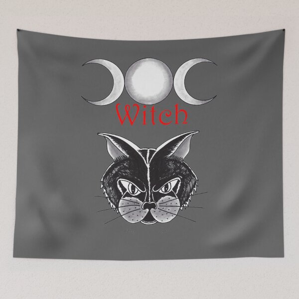 Item preview, Witch Cat - Art By Kev G designed and sold by ArtByKevG.