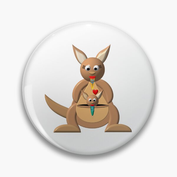 Item preview, Cute Kangaroos with Kazoos designed and sold by Artist4God.