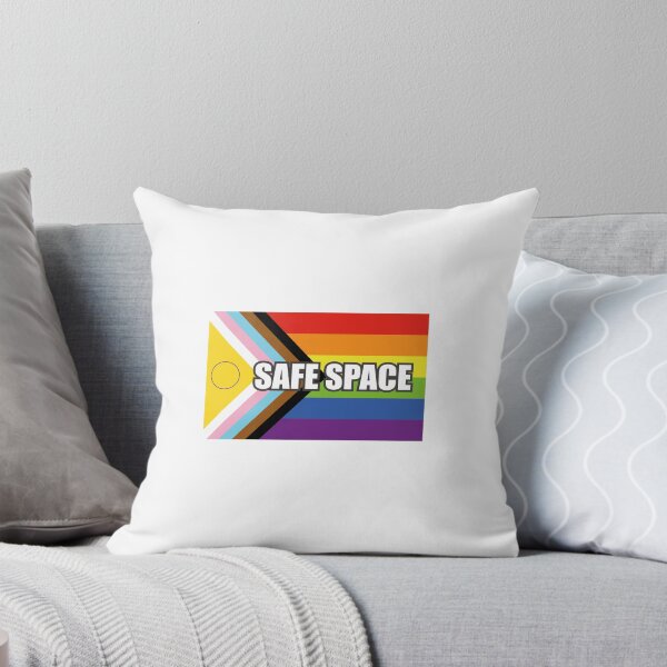 Item preview, Inclusive Pride Progress Flag SAFE SPACE designed and sold by Inspirationmotivation.