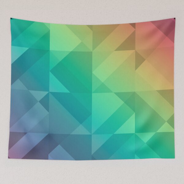 Aperçu de l'œuvre Multicolor geometric pattern créée et vendue par cutecrazytshirt.