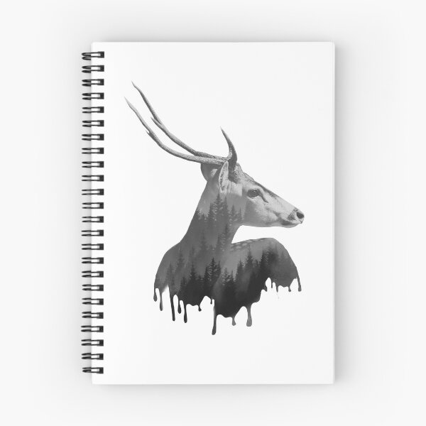 Item preview, abstract deer unique design designed and sold by ApurwaArtShop.