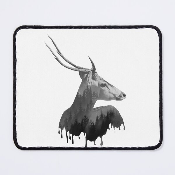 Item preview, abstract deer unique design designed and sold by ApurwaArtShop.