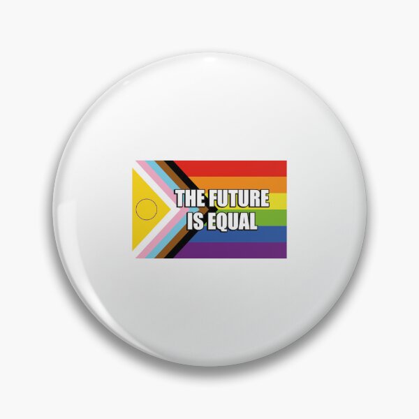 Item preview, Inclusive Pride Progress Flag THE FUTURE IS EQUAL designed and sold by Inspirationmotivation.