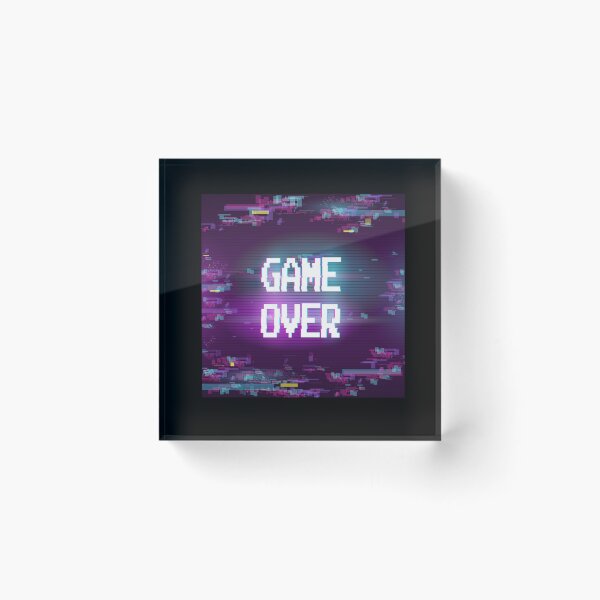 Item preview, Game Over Gaming Glitch designed and sold by WilliamsGFX.