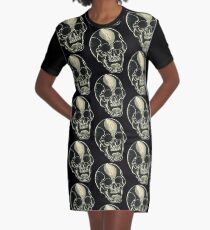 BLK SKULL - Art By Kev G Graphic T-Shirt Dress