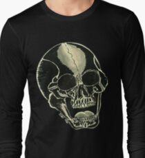BLK SKULL - Art By Kev G Long Sleeve T-Shirt