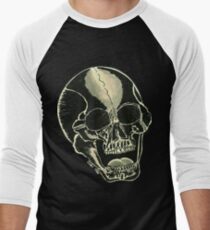 BLK SKULL - Art By Kev G Men's Baseball ¾ T-Shirt