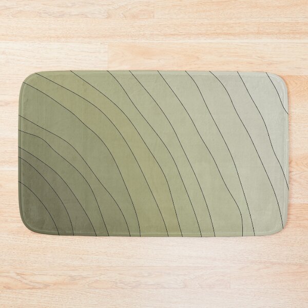 Artikelvorschau, Abstract Wavy Line Art Green Gradient 03 entworfen und verkauft von PAPER MOON art & design.