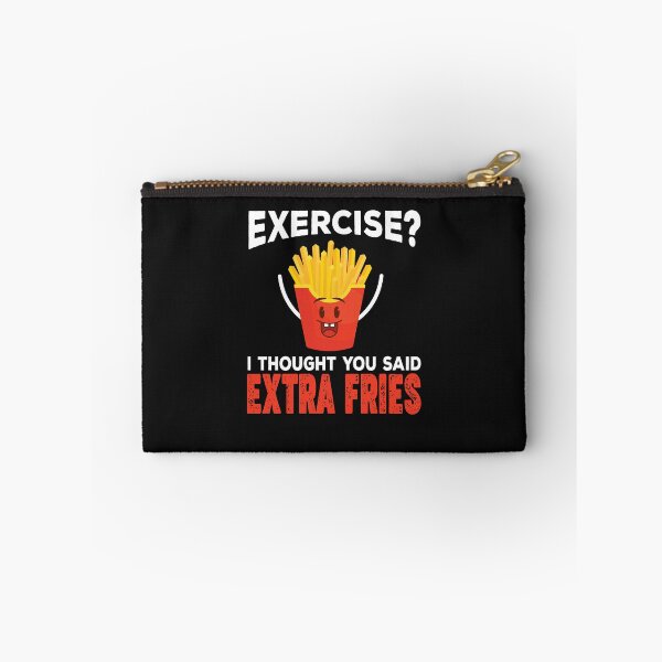 Item preview, Exercise I Thought You Said Extra Fries Funny French Fry Exercise designed and sold by lou731.