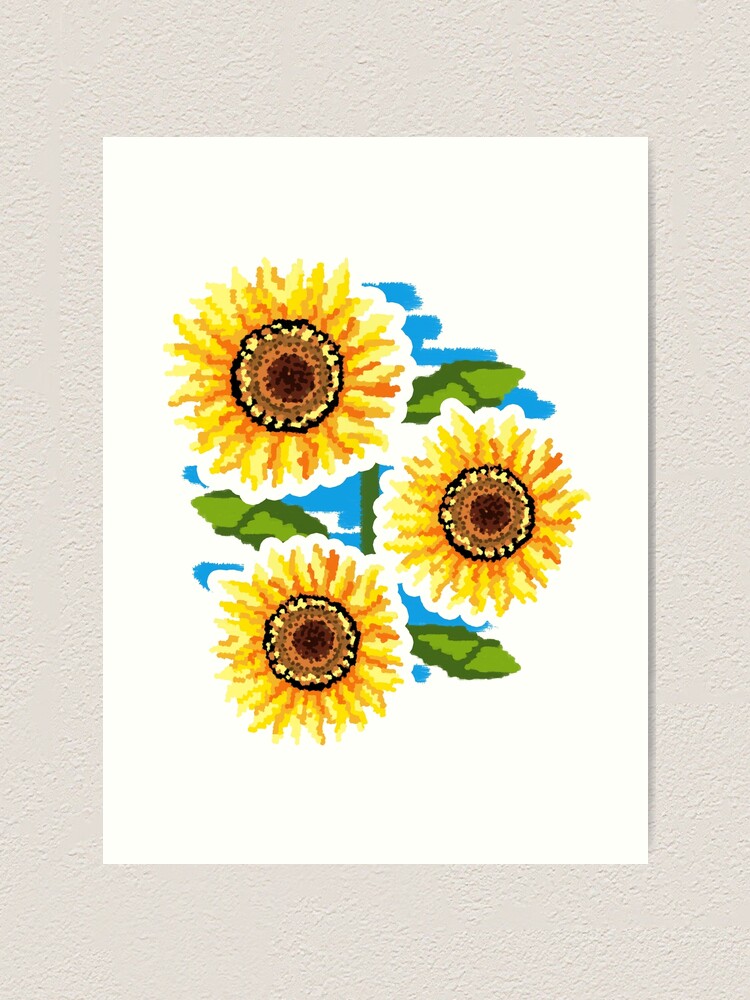 "Sunflower Ukraine Art" Art Print for Sale by DigiArtworksStr | Redbubble