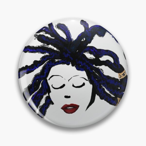 Item preview, Dread Gurl Blue Natty designed and sold by QueenGeenie1955.