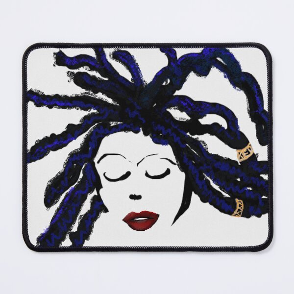 Item preview, Dread Gurl Blue Natty designed and sold by QueenGeenie1955.