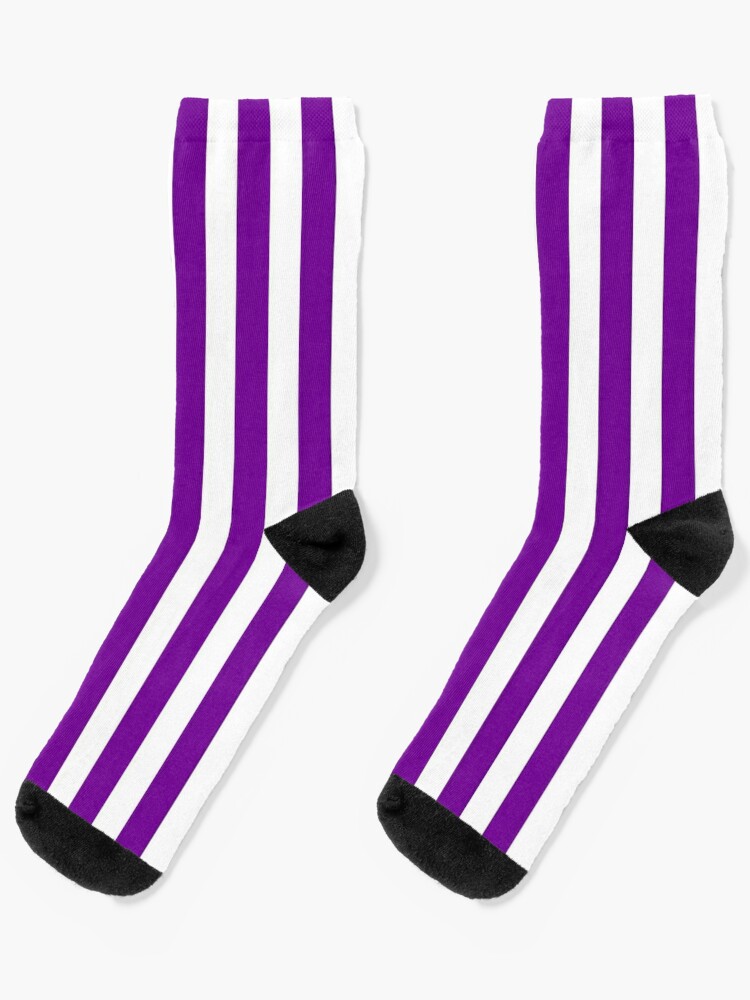 Medium Violet and Black Stripes