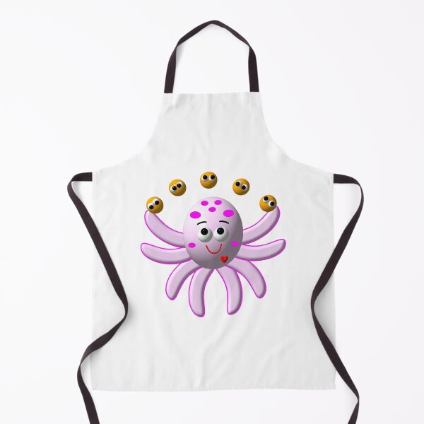 Item preview, Cute Octopus Juggling Oranges designed and sold by Artist4God.