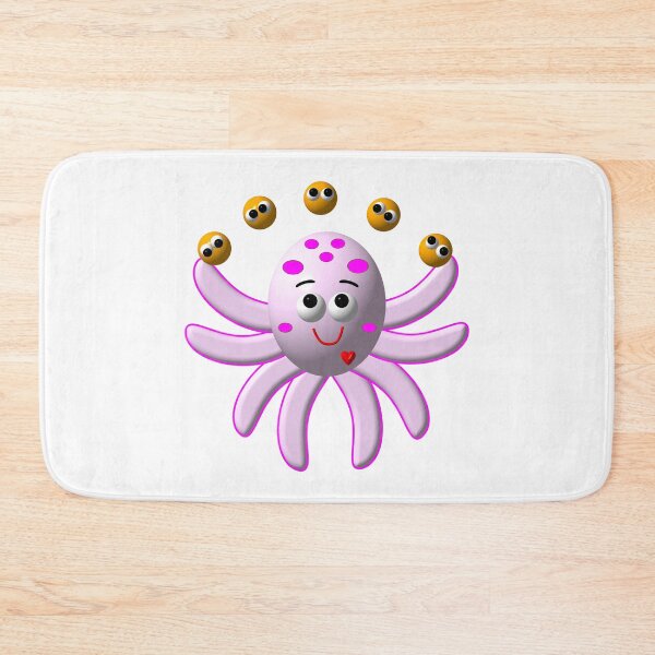 Item preview, Cute Octopus Juggling Oranges designed and sold by Artist4God.