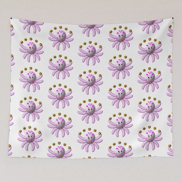 Item preview, Cute Octopus Juggling Oranges designed and sold by Artist4God.