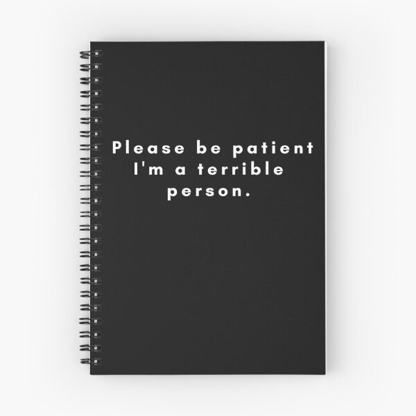 Item preview, FUNNY Please be patient I'm a terrible person designed and sold by Bap-tiste.