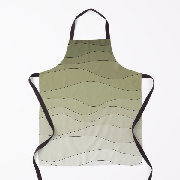 Item preview, Abstract Wavy Line Art Green Gradient 04 designed and sold by PAPER MOON art & design.