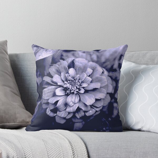 Item preview, Smokey Purple Zinnia designed and sold by 9Amaryllis6.