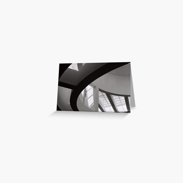 Abstract Curves Greeting Card