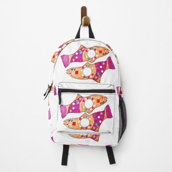 Item preview, Double Decorated Fish Drawing designed and sold by Rebekah Walker.