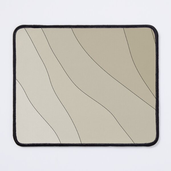 Artikelvorschau, Abstract Wavy Line Art Neutral Beige Gradient 01 entworfen und verkauft von PAPER MOON art & design.