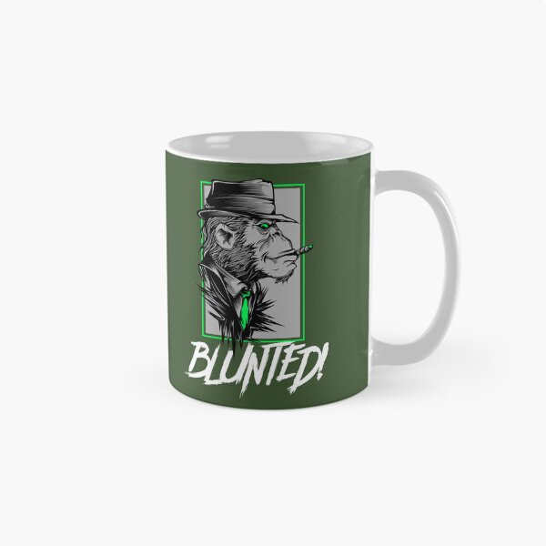 Item preview, Blunted-  Stoned Ape smoking a blunt-  420 Stoner Design  Green Accents designed and sold by YomeHayin.