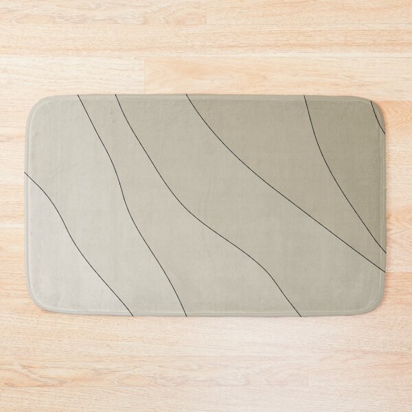 Artikelvorschau, Abstract Wavy Line Art Neutral Beige Gradient 01 entworfen und verkauft von PAPER MOON art & design.