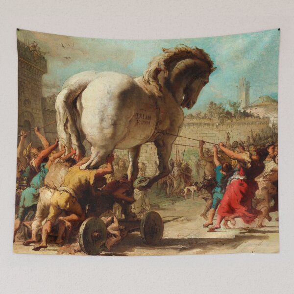 Item preview, The Procession of the Trojan Horse in Troy designed and sold by allhistory.