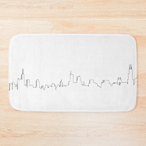 Item preview, Chicago Skyline Line Art designed and sold by Elizabeth McDaniel.
