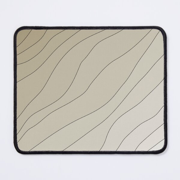 Artikelvorschau, Abstract Wavy Line Art Neutral Beige Gradient 02 entworfen und verkauft von PAPER MOON art & design.