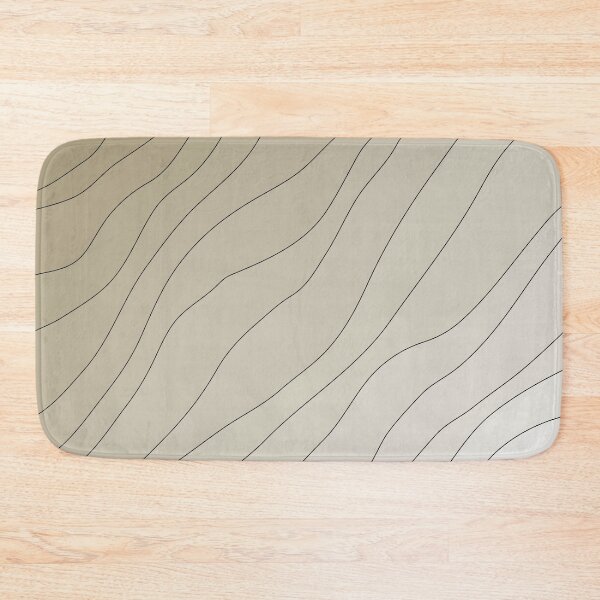 Artikelvorschau, Abstract Wavy Line Art Neutral Beige Gradient 02 entworfen und verkauft von PAPER MOON art & design.