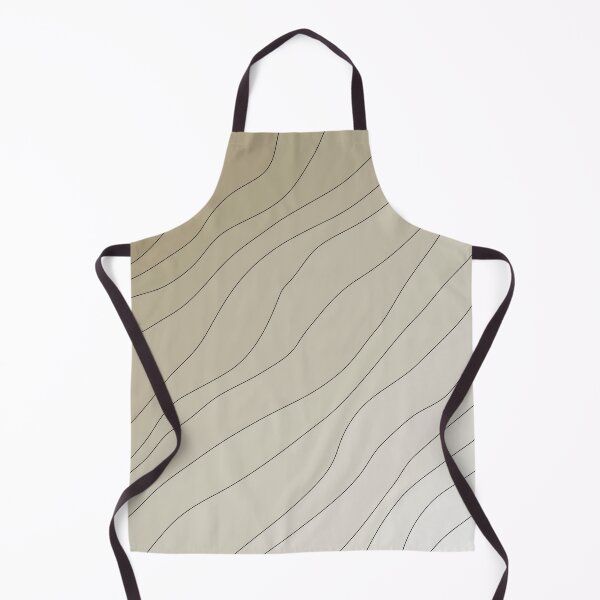 Aperçu de l'œuvre Abstract Wavy Line Art Neutral Beige Gradient 02 créée et vendue par PAPER MOON art & design.