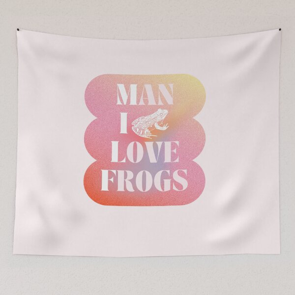 Item preview, Man, I Love Frogs! designed and sold by SassSquatch.