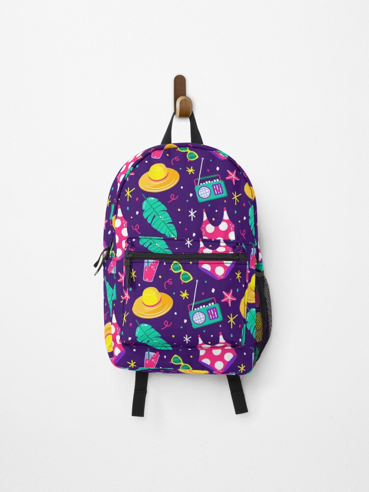 Thumbnail 1 of 3, Backpack, Summer Pattern designed and sold by WilliamsonMedia.