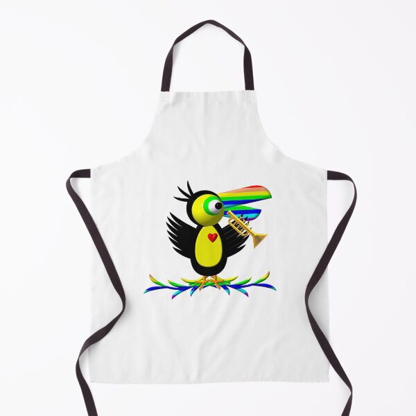 Item preview, Cute Toucan and Trumpet designed and sold by Artist4God.