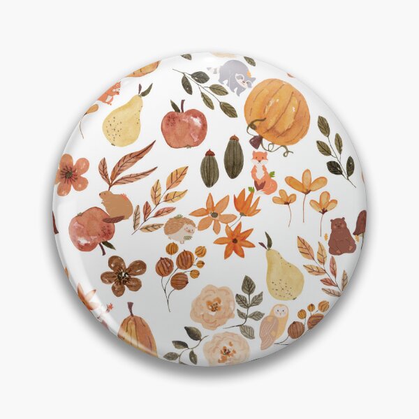 Item preview, Autumn Forest Animals Pattern - Garden Design designed and sold by CreativNode.