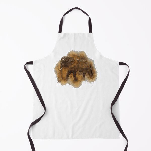 Item preview, Elephant cow in the desert dust, elephant lover, Africa fan designed and sold by Kirei-Lily.