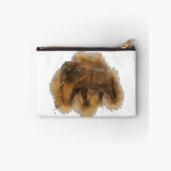 Item preview, Elephant cow in the desert dust, elephant lover, Africa fan designed and sold by Kirei-Lily.
