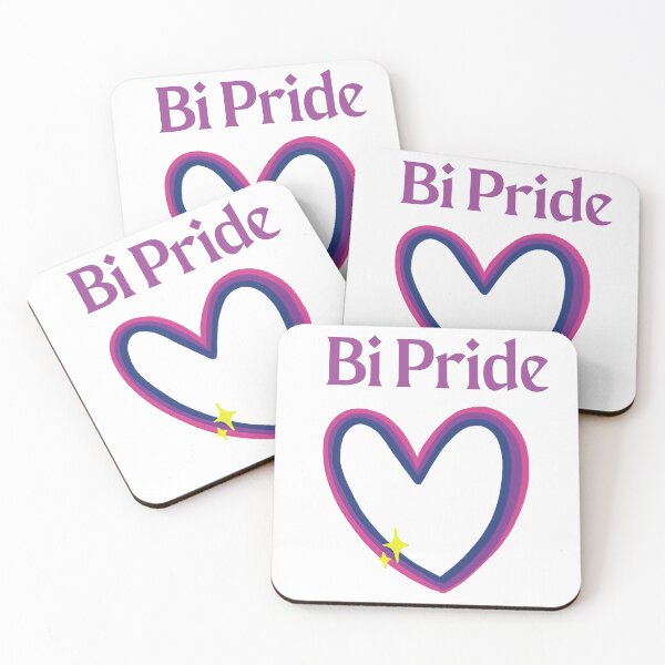 Artikelvorschau, Bi Pride Acrylic Look Heart entworfen und verkauft von Infuriating.