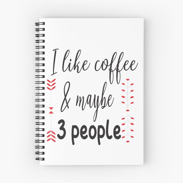 Item preview, I Like Coffee And Maybe 3 People designed and sold by ASSOUKI9.