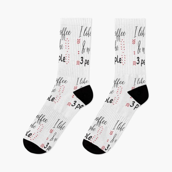 Item preview, I Like Coffee And Maybe 3 People designed and sold by ASSOUKI9.